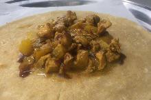 Chicken and Potato Roti