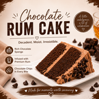 Chocolate Rum Cake