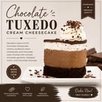 Chocolate Tuxedo Cheesecake