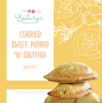 Curried Sweet Potato n' Saltfish Patty (Frozen)