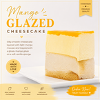 Mango Glazed Cheesecake