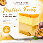 Passion Fruit Glazed Cheesecake