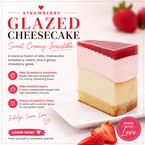 Strawberry Glazed Cheesecake