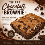 Triple Chocolate Brownie