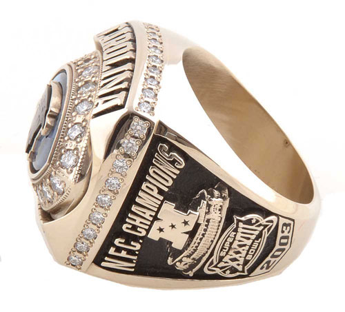 carolina panthers championship ring