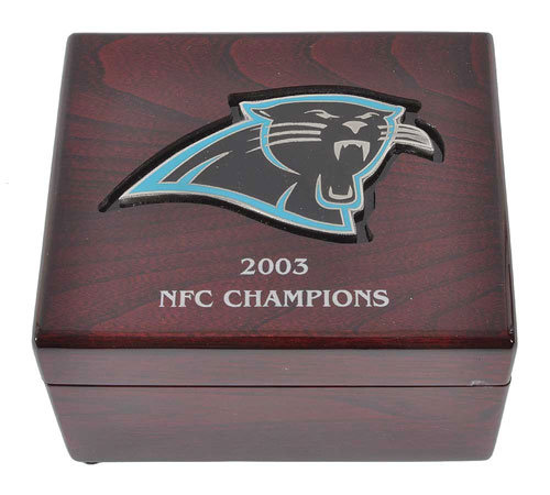 carolina panthers championship ring