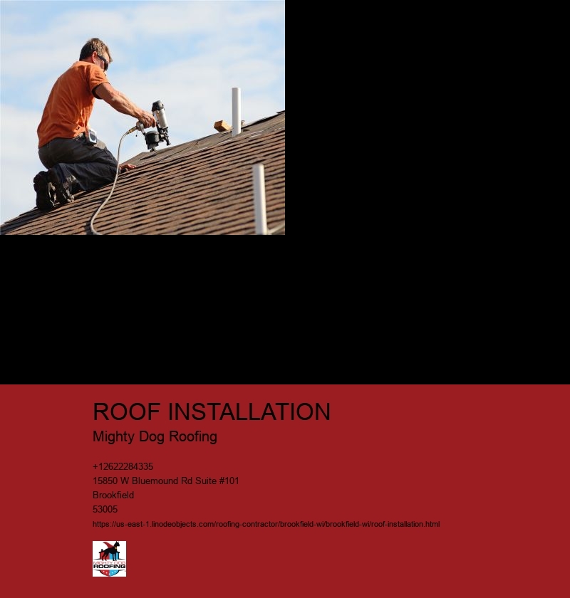 ROOF INSTALLATION Mighty Dog Roofing MIGHTY DOG ROOFING