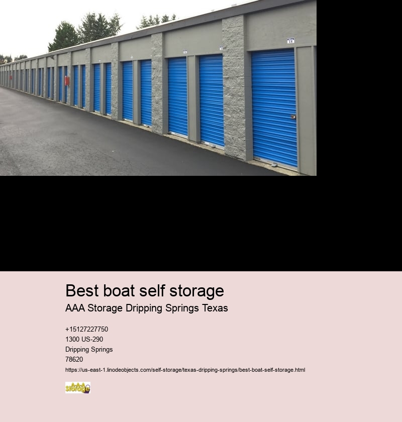 climate controlled storage facility near Dripping Springs