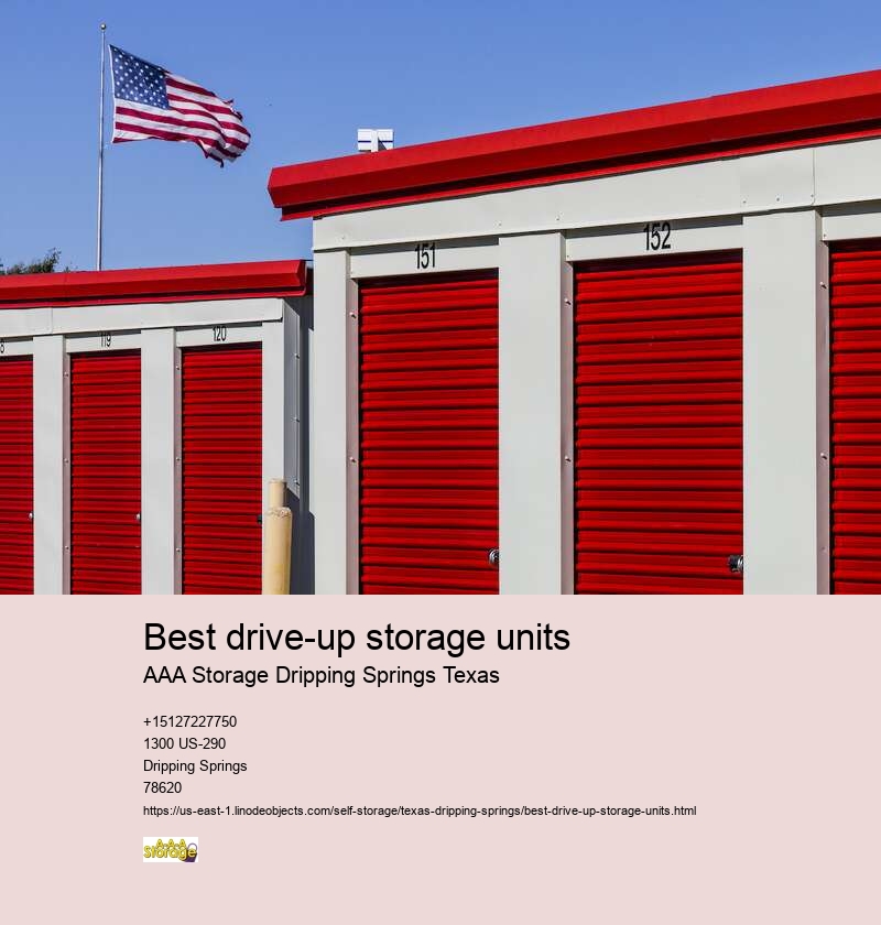 drive-up self storage units near Dripping Springs