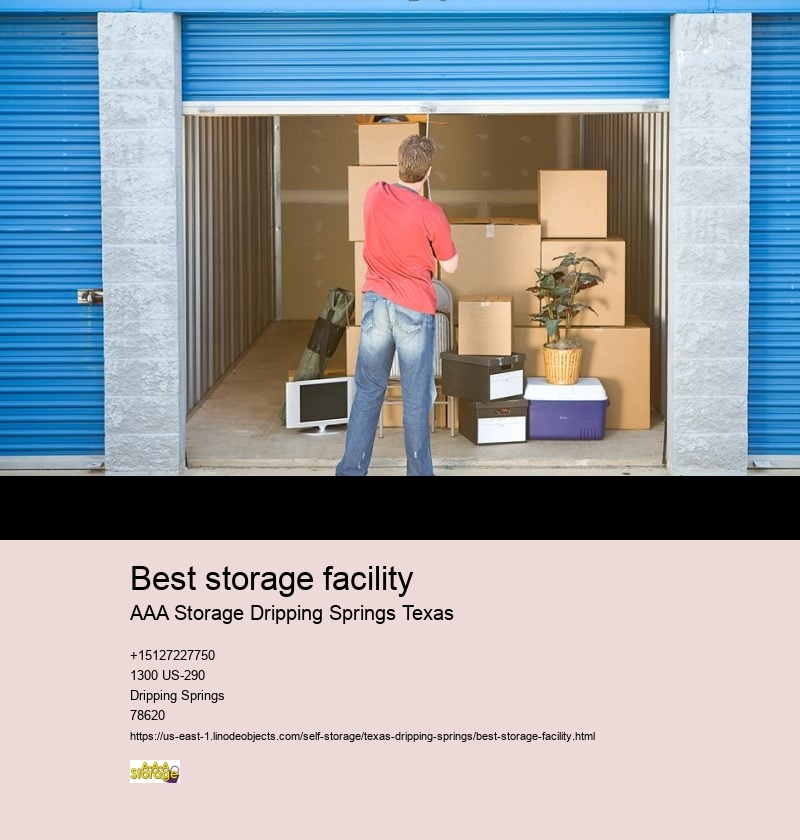 drive-up storage facility near Dripping Springs