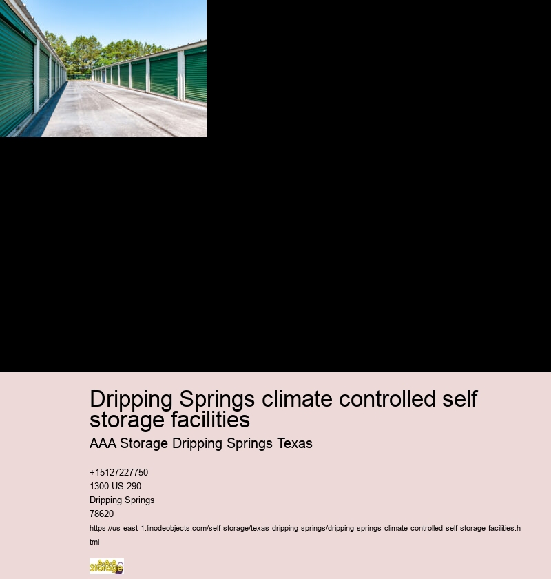 drive-up storages near Dripping Springs