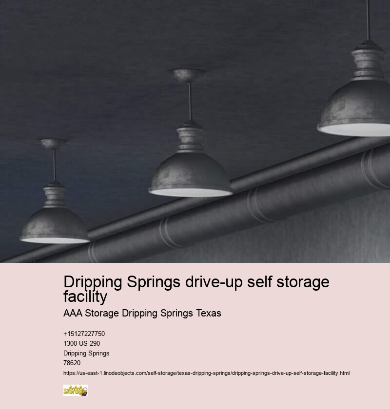 climate controlled storages near Dripping Springs