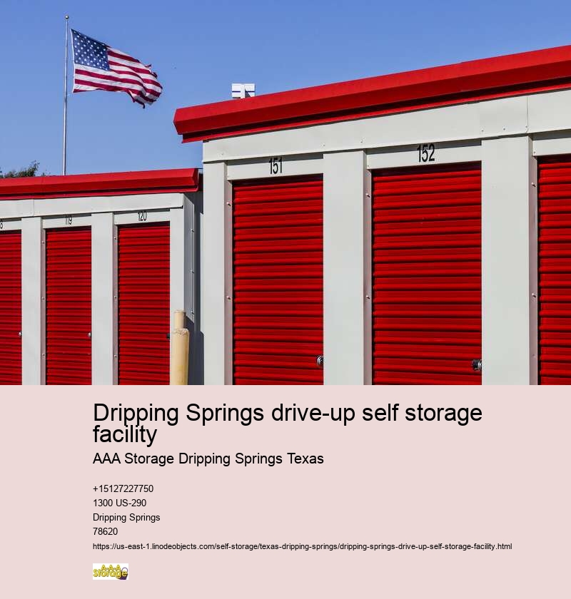 drive-up self storages near Dripping Springs