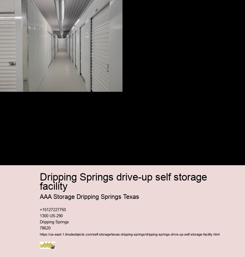 drive-up storage facilities Dripping Springs