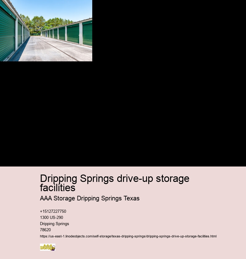 climate controlled storage Dripping Springs