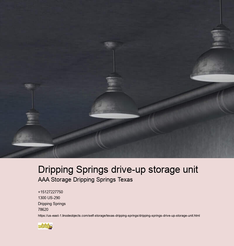 drive-up self storage units Dripping Springs