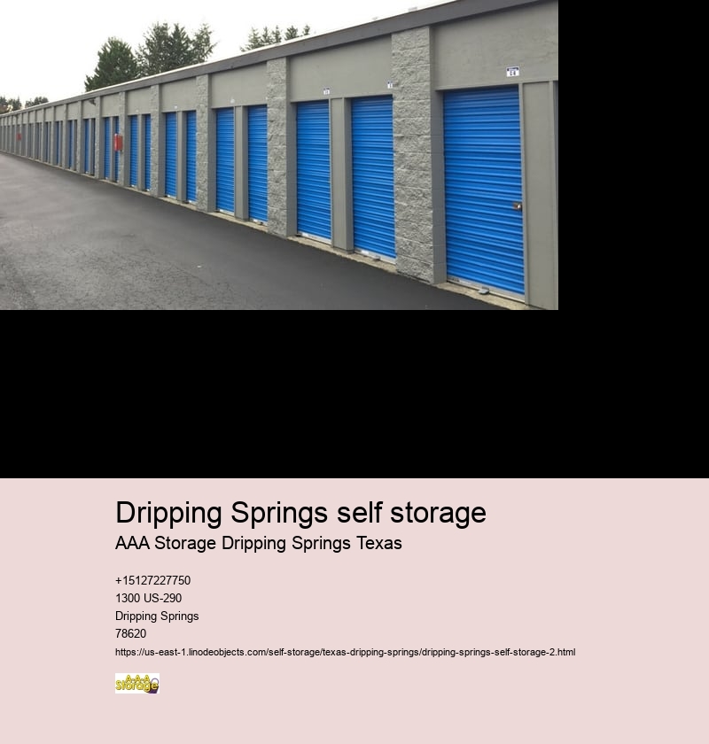 dripping springs storage facility