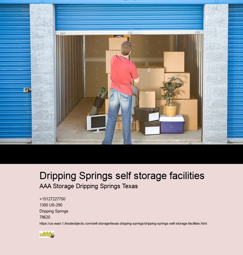 storage units in dripping springs tx