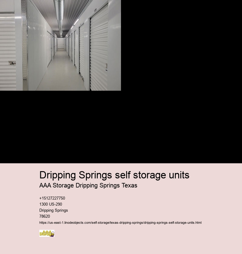 storage units Dripping Springs