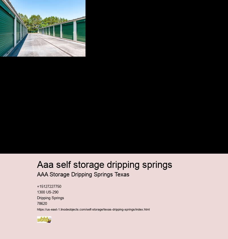 dripping springs storage facility