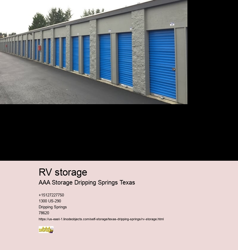 self storage units near Dripping Springs