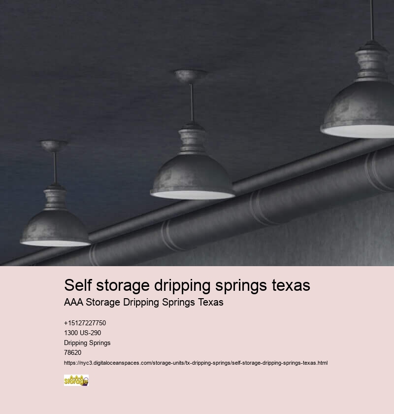 self storage unit near Dripping Springs
