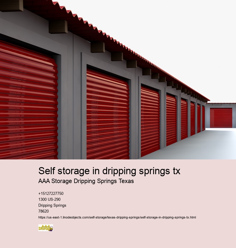 self storage near Dripping Springs