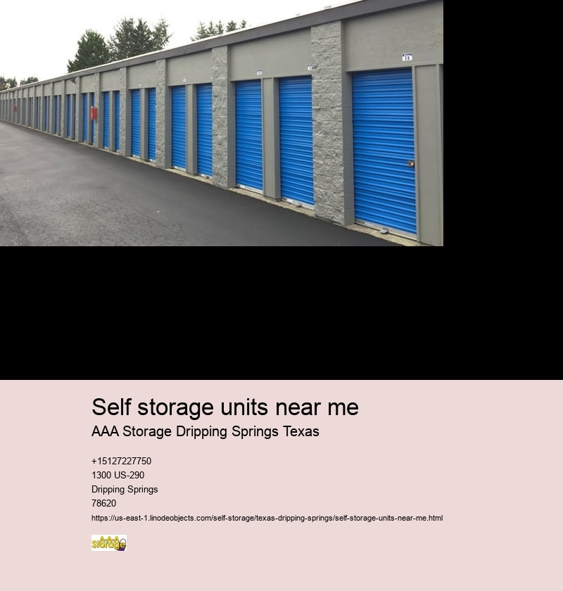 vehicle self storage near Dripping Springs