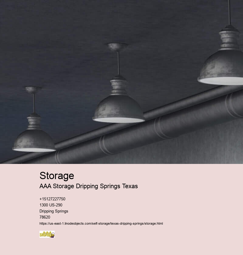 drive-up storage facility near Dripping Springs