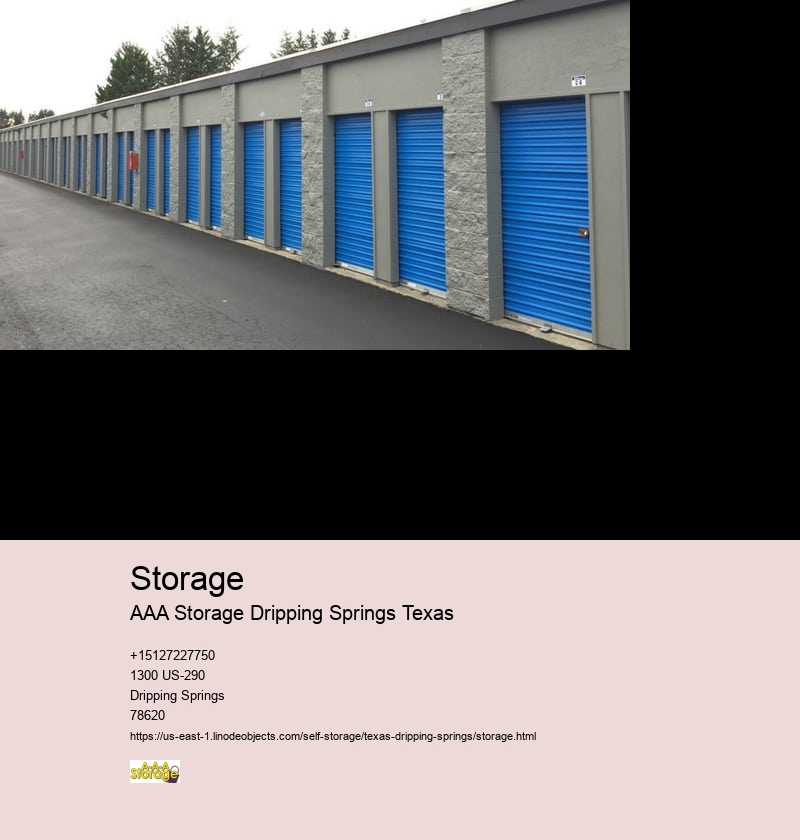 storage units in dripping springs