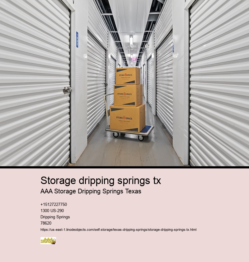 drive-up self storage units near Dripping Springs