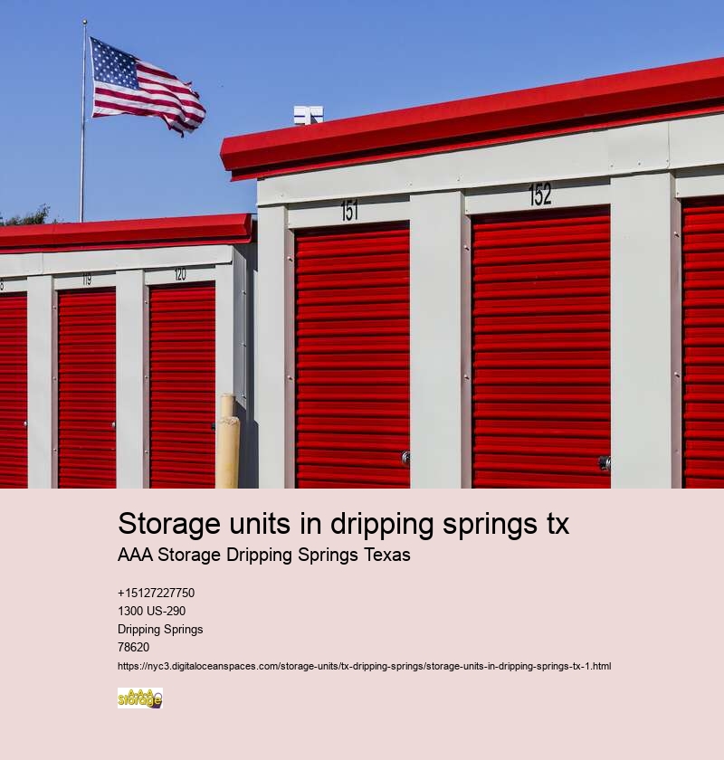 storage units in dripping springs tx