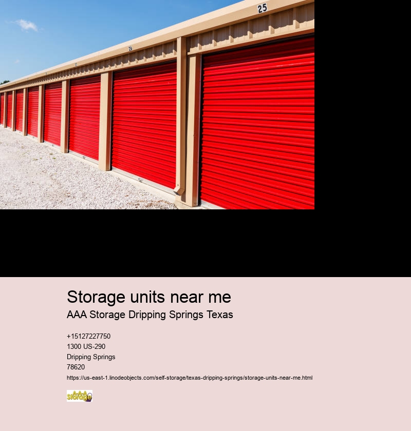 climate controlled self storages Dripping Springs