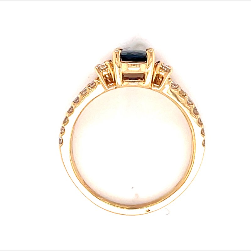 Bryan Beauties Dynamic Sapphire and Diamond Ring Bryan Jewelry