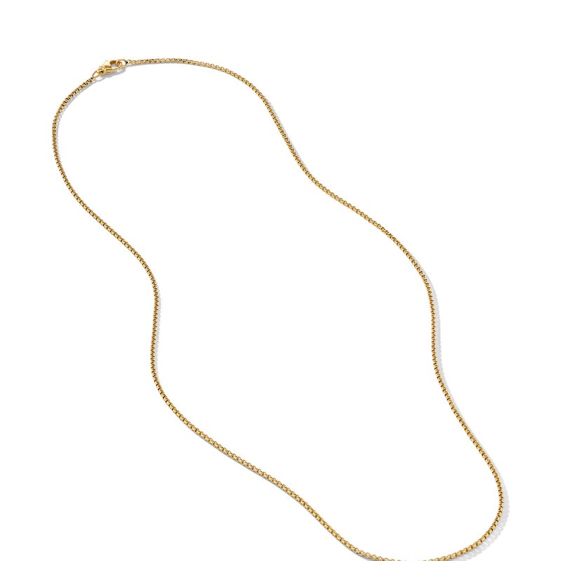 David Yurman Box Chain Necklace in 18K 