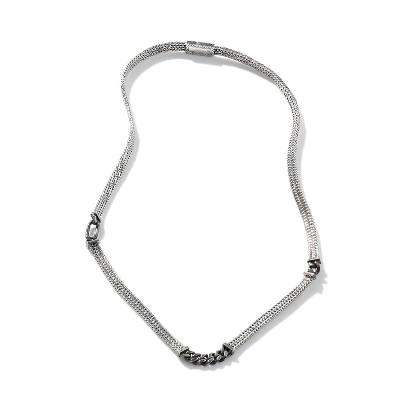 John Hardy Station Necklace Length 24 