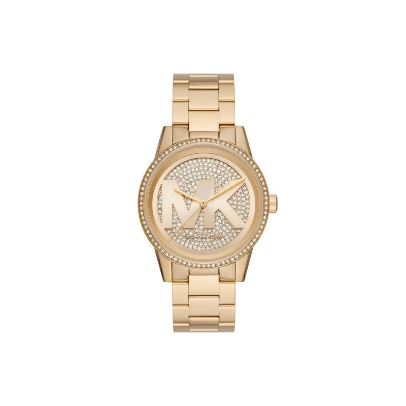 Michael Kors Ritz Pavé Gold-Tone Watch 