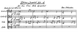 Johnston score image